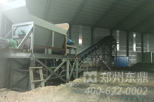 山西朔州煤泥烘干機生產線時機現場實拍