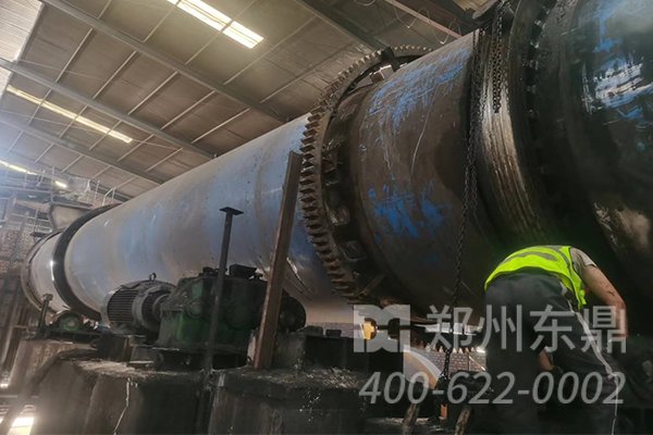 山西煤泥烘干機項目維修工作現場實拍