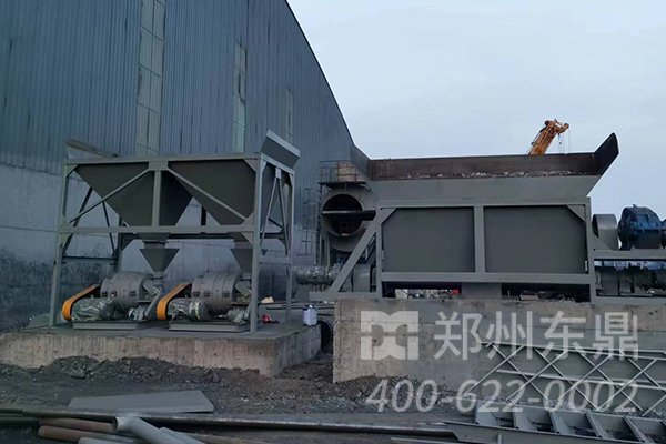 山西煤泥干燥設備項目安裝現場實拍